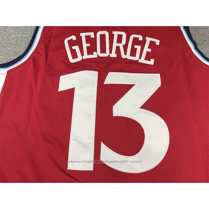 Maillot Los Angeles Clippers Paul George #13 Statement 2024-25 Rouge